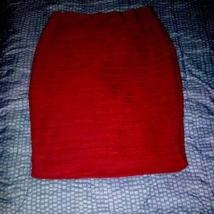 It’s a nice red skirt